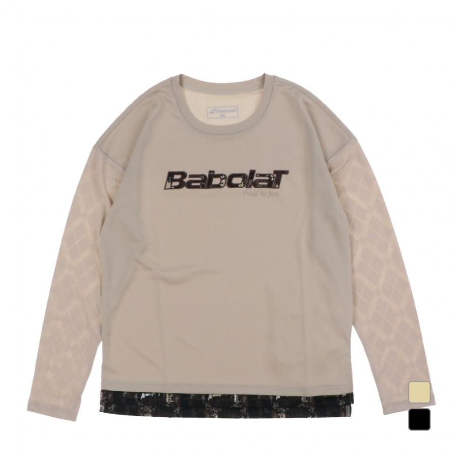 Babolat（バボラ） レディス テニス 長袖Tシャツ PURE LONG SHORT