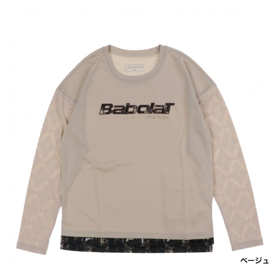 Babolat（バボラ） レディス テニス 長袖Tシャツ PURE LONG SHORT