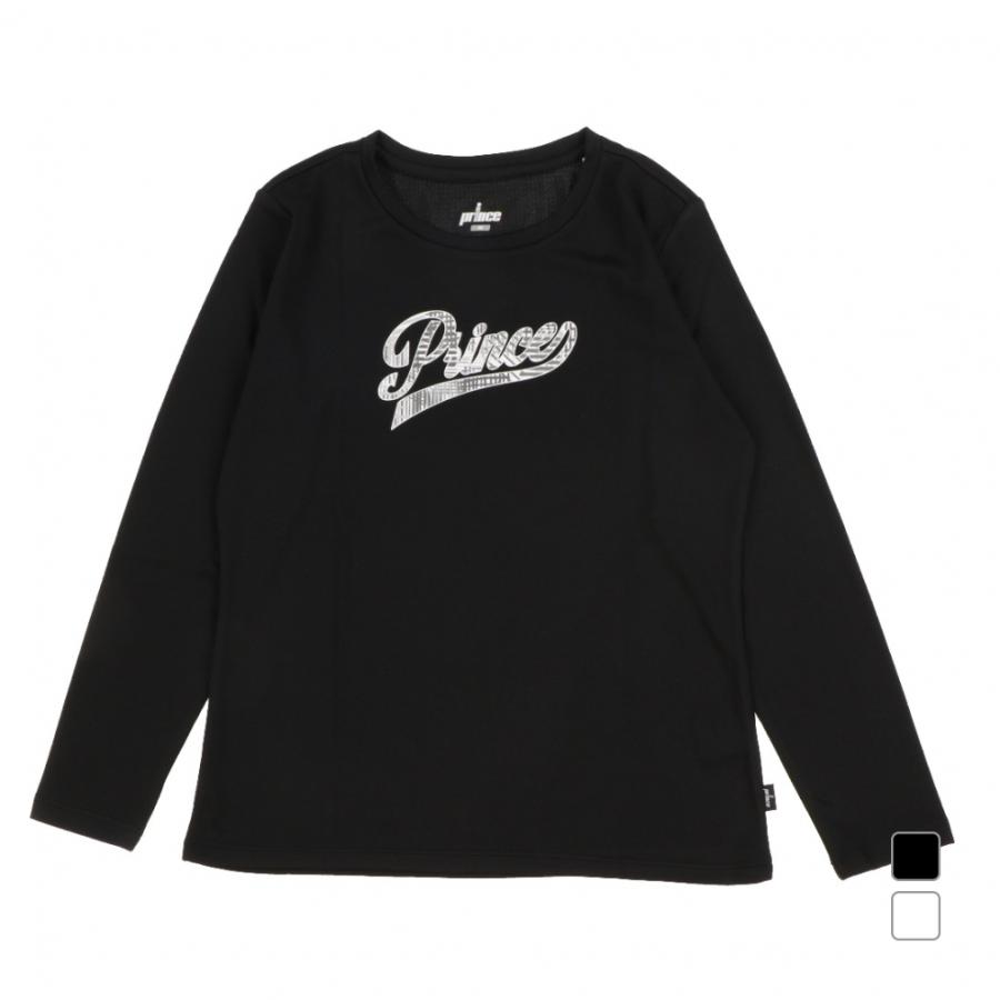 Prince プリンス テニスウェア長袖Tシャツ  MS3008黒ユニセックスM Prince プリンス テニスウェア長袖Tシャツ MS3008黒ユニセックスM
