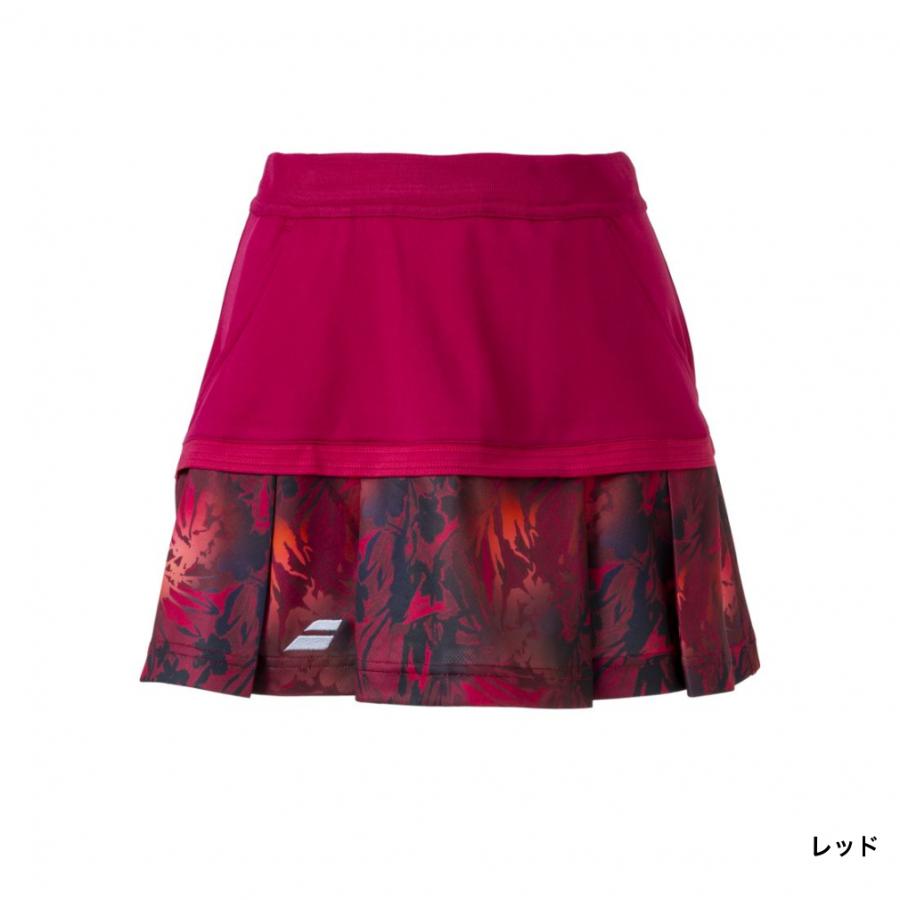 Babolat 赤 フード付きジャケット パンツ スカート セット Babolat（バボラ） レディス テニス スコート PURE SKORT PUREスコート