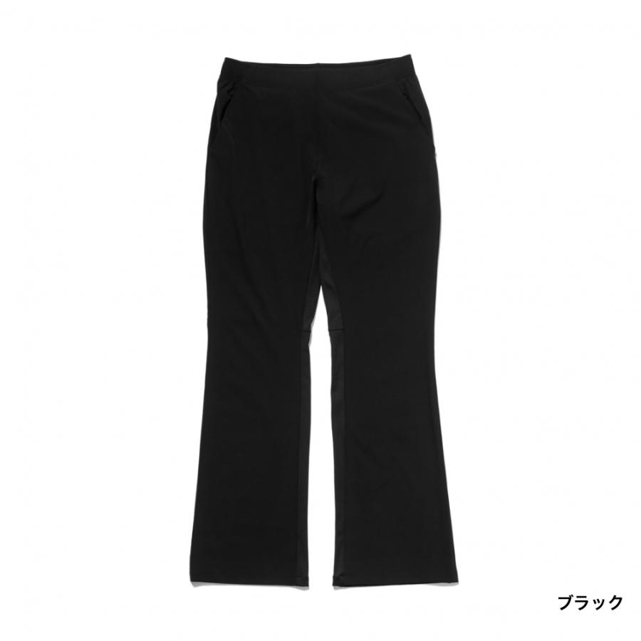 【未使用タグ付き】ブリーフィング ラバーロゴストレッチロングパンツ L TIGORA ティゴラ レディス テニス ロングパンツ Lフレアパンツ