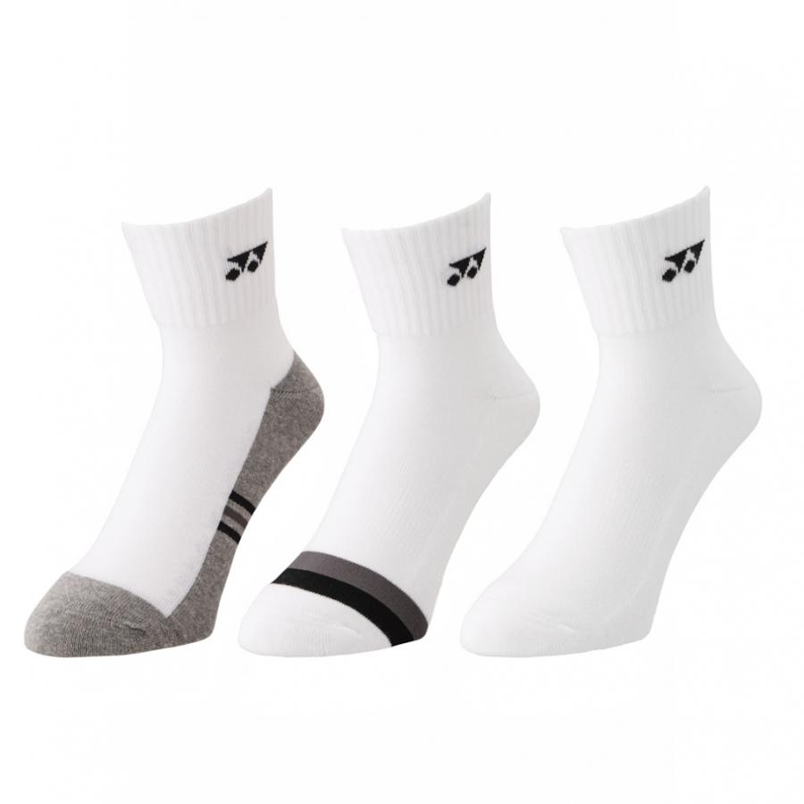 YONEX（ヨネックス） メンズ テニス ソックス アンクルソックス 3足