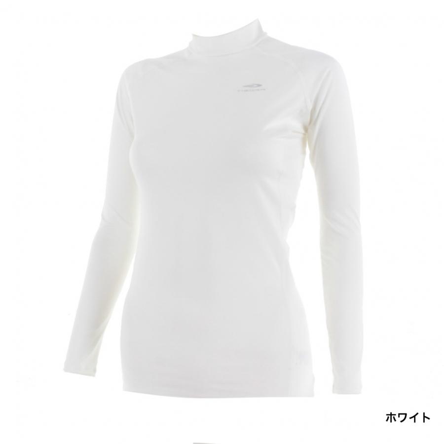 TIGORA GOLF ハイネック 長袖 アンダーシャツ ホワイト TIGORA（ティゴラ） レディス テニス 長袖アンダーシャツ