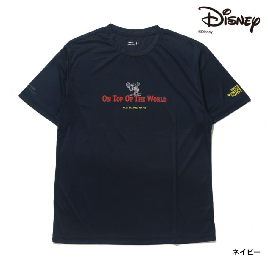 Disney（ディズニー） メンズ レディス テニス 半袖Tシャツ ミッキー