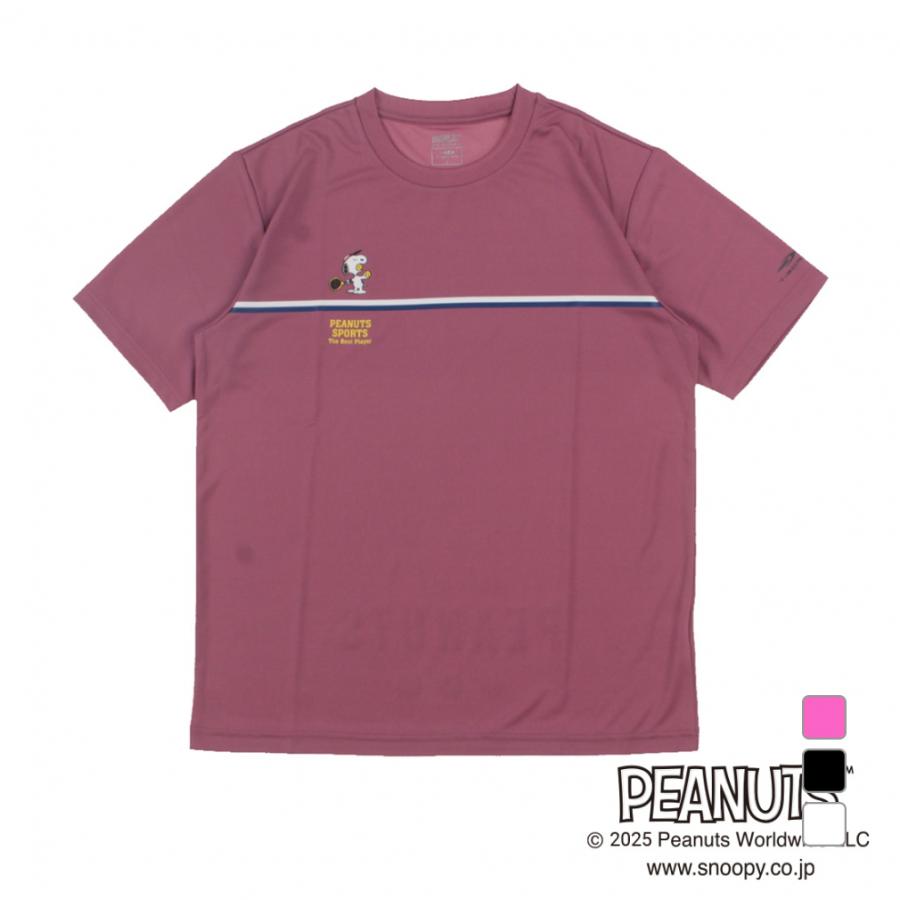 PEANUTS ピーナッツ スヌーピー メンズ レディス テニス 半袖Tシャツ