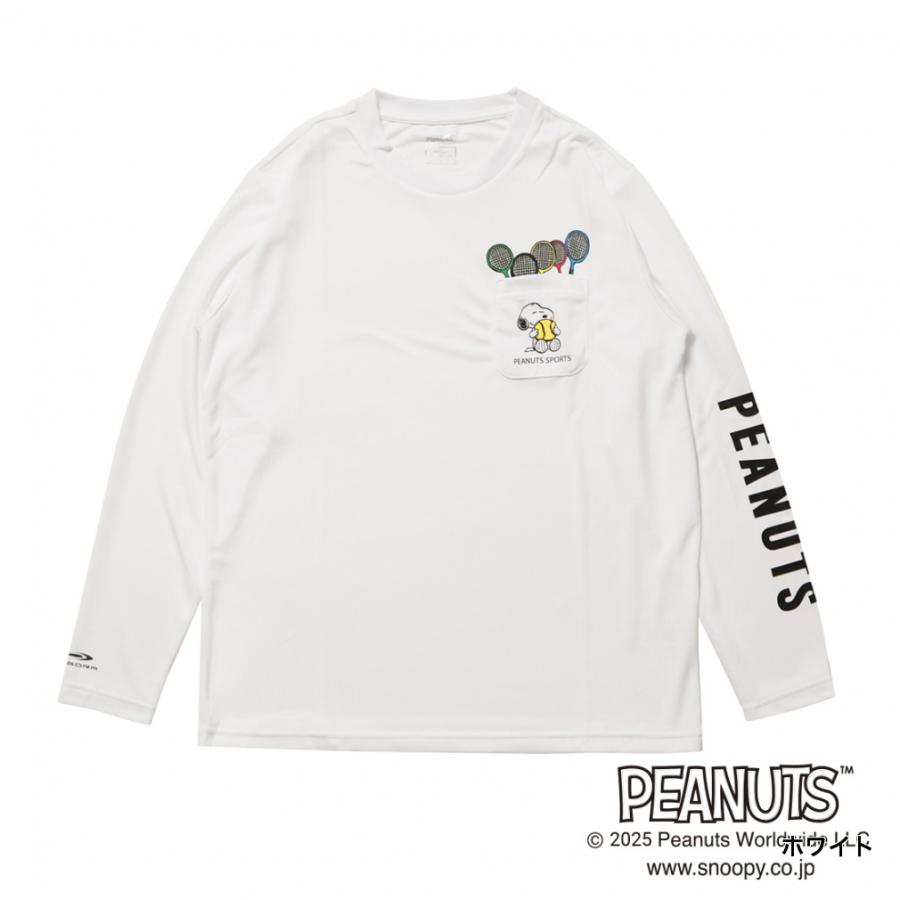PEANUTS ピーナッツ スヌーピー メンズ レディス テニス 半袖Tシャツ