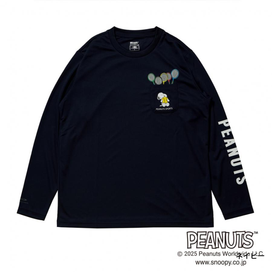 ピーナッツです！ ピーナッツ スヌーピー メンズ レディス バスケットボール 長袖Tシャツ