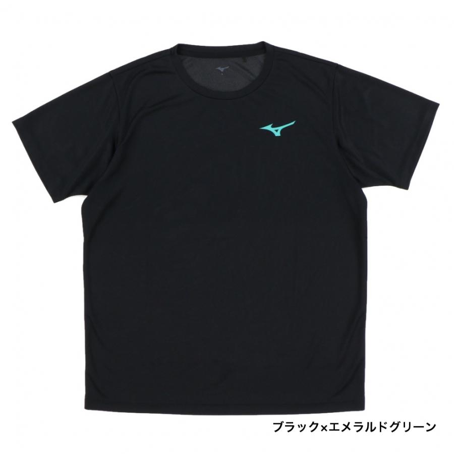 MIZUNO（ミズノ） メンズ レディス テニス 半袖 バックロゴTシャツ