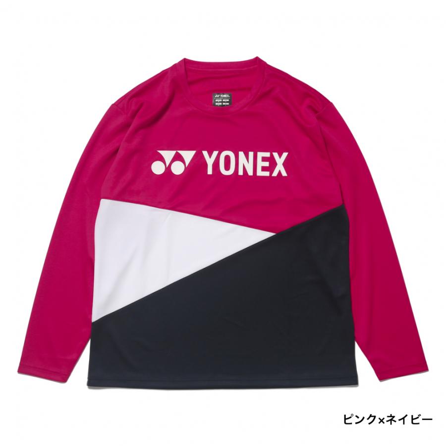 インターハイ限定YONEX 長袖Tシャツ、ミストピンク、M 未使用品 インターハイ限定YONEX 長袖Tシャツ、ミストピンク、M 未使用品