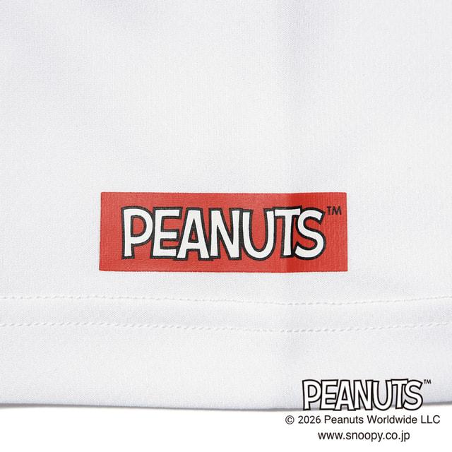 PEANUTS ピーナッツ スヌーピー メンズ レディス テニス 半袖Tシャツ