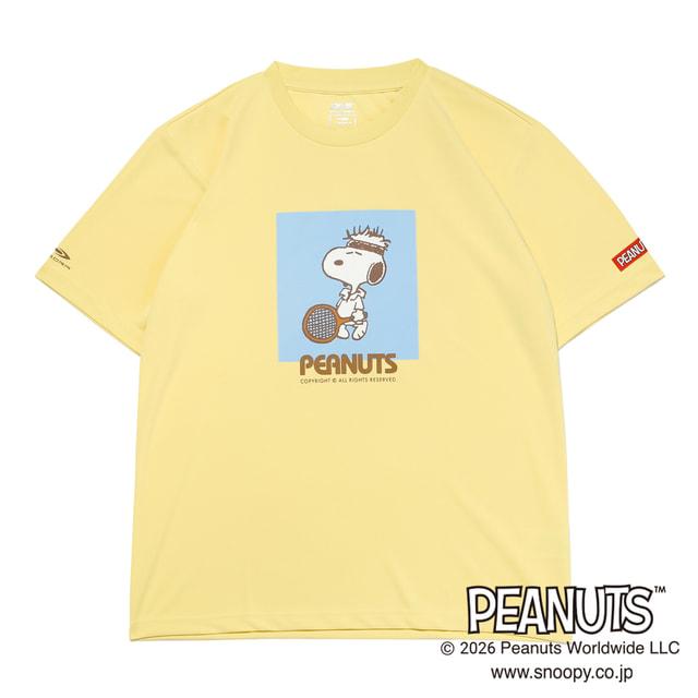 PEANUTS ピーナッツ スヌーピー メンズ レディス テニス 半袖Tシャツ