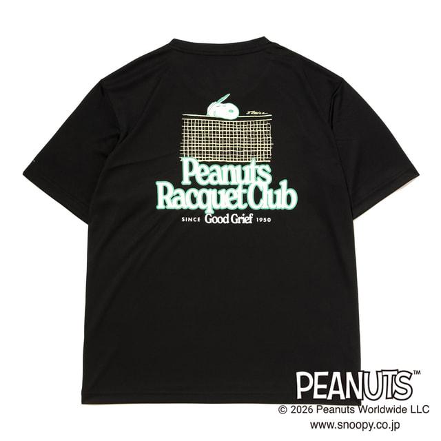 PEANUTS ピーナッツ スヌーピー メンズ レディス テニス 半袖Tシャツ