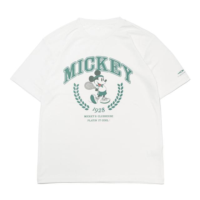 Disney（ディズニー） メンズ レディス テニス 半袖Tシャツ ミッキー