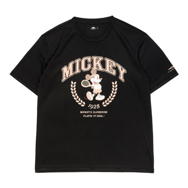 Disney（ディズニー） メンズ レディス テニス 半袖Tシャツ ミッキー