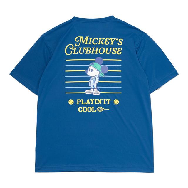 Disney（ディズニー） メンズ レディス テニス 半袖Tシャツ ミッキー