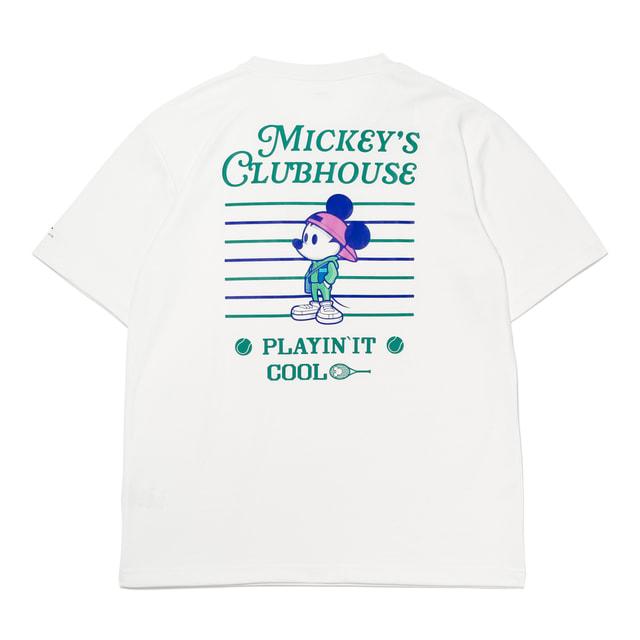 Disney（ディズニー） メンズ レディス テニス 半袖Tシャツ ミッキー