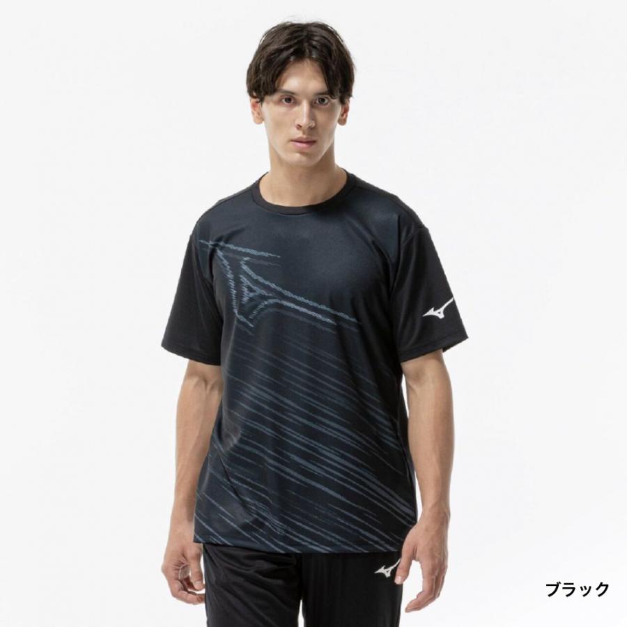 Mizuno ジェイテクト　ブラック シャツ MIZUNO（ミズノ） メンズ レディス テニス 半袖Tシャツ プラクティス