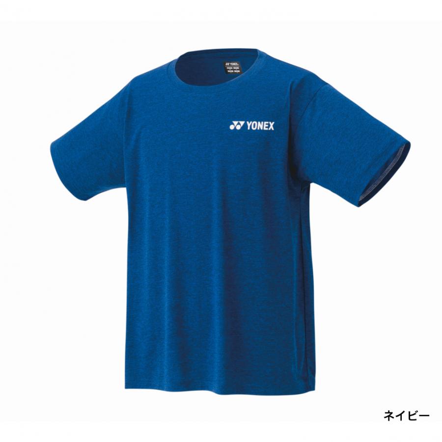 シャンシャン三点 テニス、スポーツTシャツ 青色 ポリエステル　Ｌ〜LL YONEX（ヨネックス） メンズ レディス テニス 半袖Tシャツ ユニドライT
