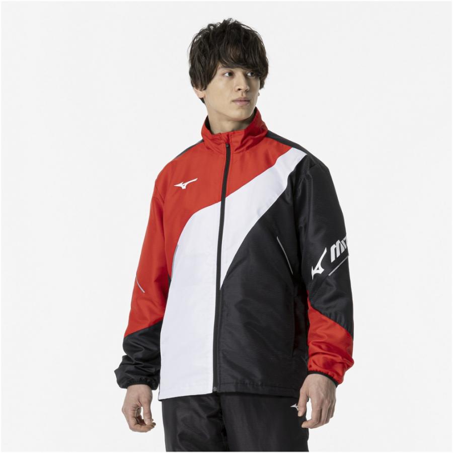 ミズノ】テニスウエア アクティブウォーマー上下セット撥水 保温 裏起毛