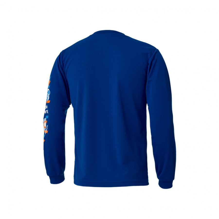 値下げ可！バドミントンシャツ T-4500DM XL ライトブルー テニス black knight ブラックナイト メンズ レディス テニス 長袖Tシャツ T