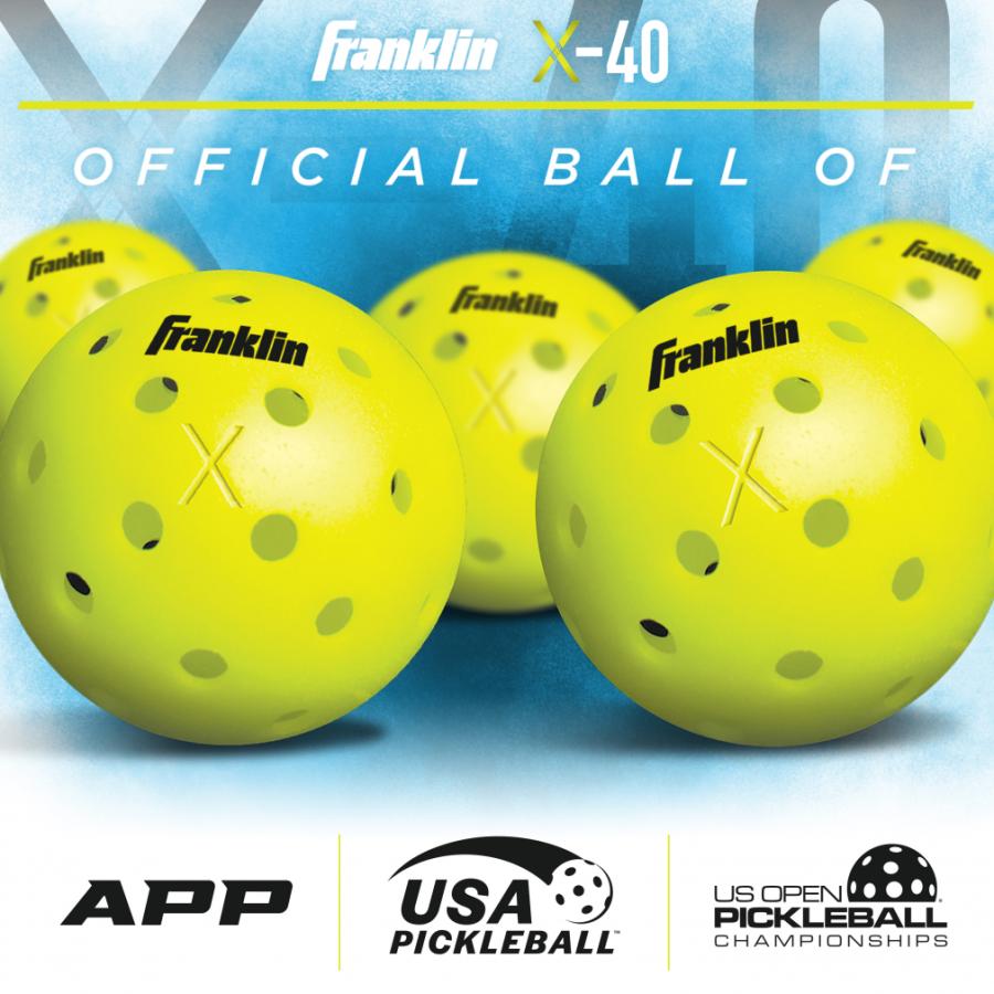 フランクリン ピックルボール ボール 屋外用 X-40 OUTDOOR PICKLEBALLS