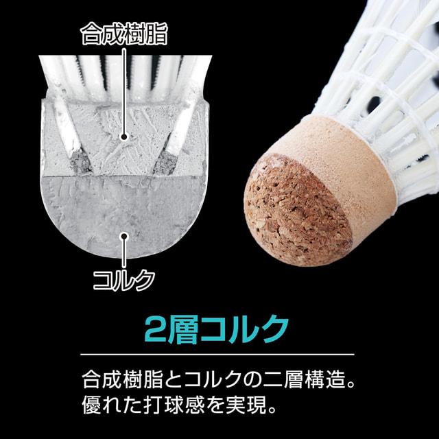 TIGORA（ティゴラ） 水鳥羽根シャトル フェザー ガチョウ 1ダース 3号