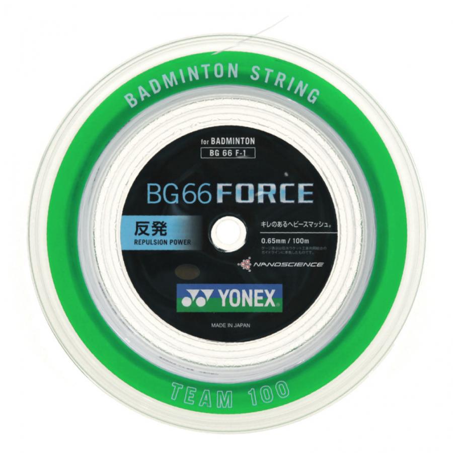 YONEX バドミントンストリング BG66 FORCE (200m)６月入荷分 YONEX（ヨネックス） バドミントン ストリング BG66 フォース ロール