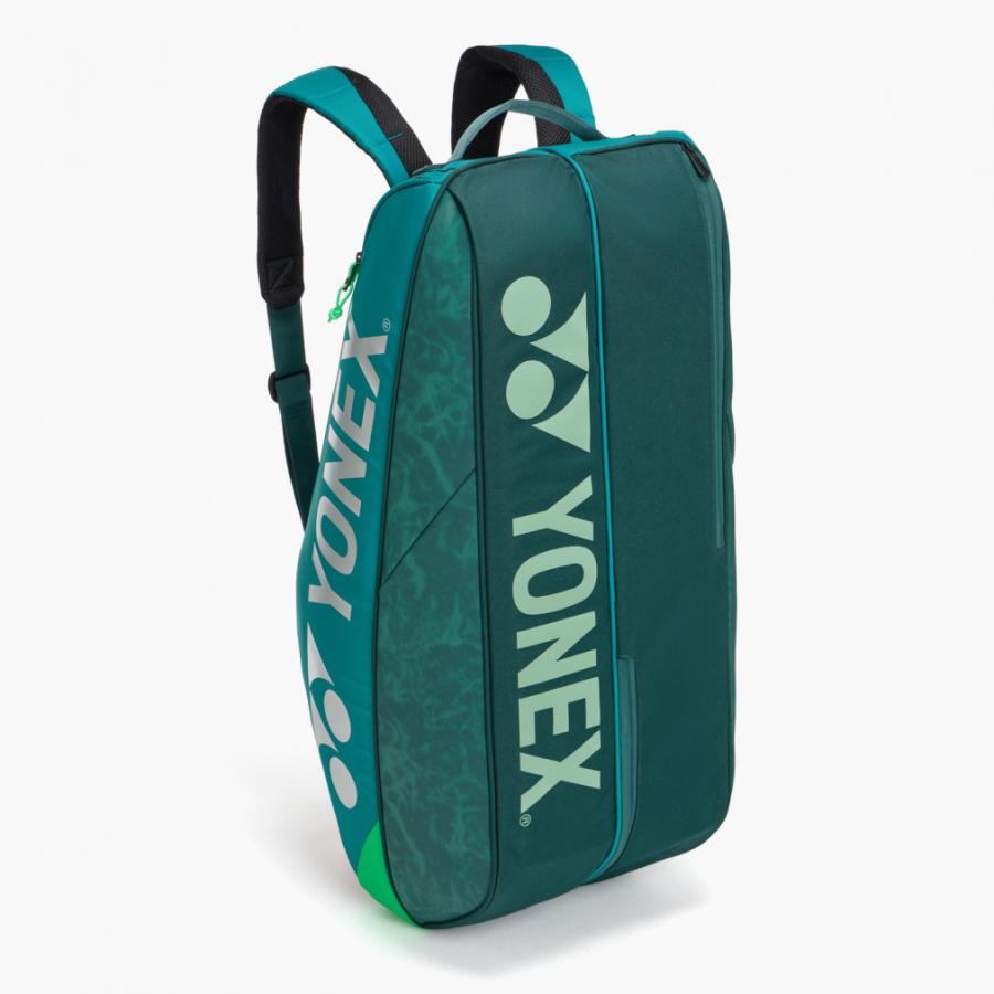 タ*カ様 YONEX バドミントンラケットバッグ グリーン 新品未使用☆★ YONEX BAG2204 ワイドオープンラケットバッグ バドミントン・テニス