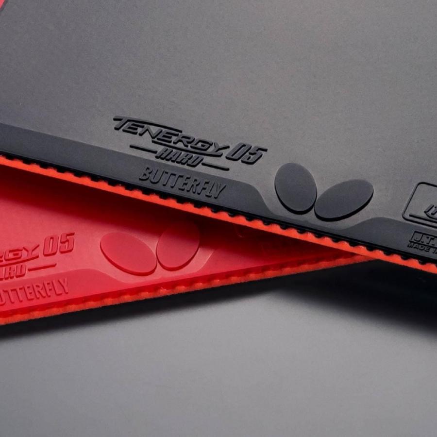 H　テナジー05 赤特厚3枚　黒特厚3枚　セット　新品未開封 バタフライ（Butterfly） テナジー05ハード 06030 卓球 ラバー 裏