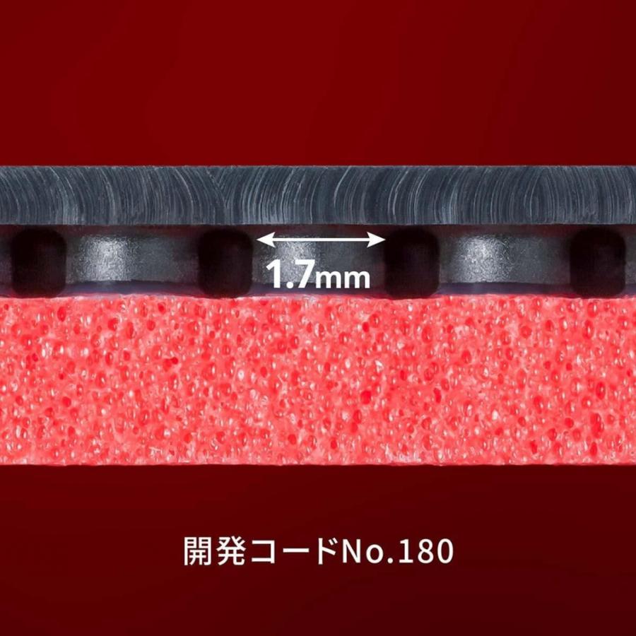 バタフライ（Butterfly） 水谷隼選手使用ラバー ディグニクス80 厚 特