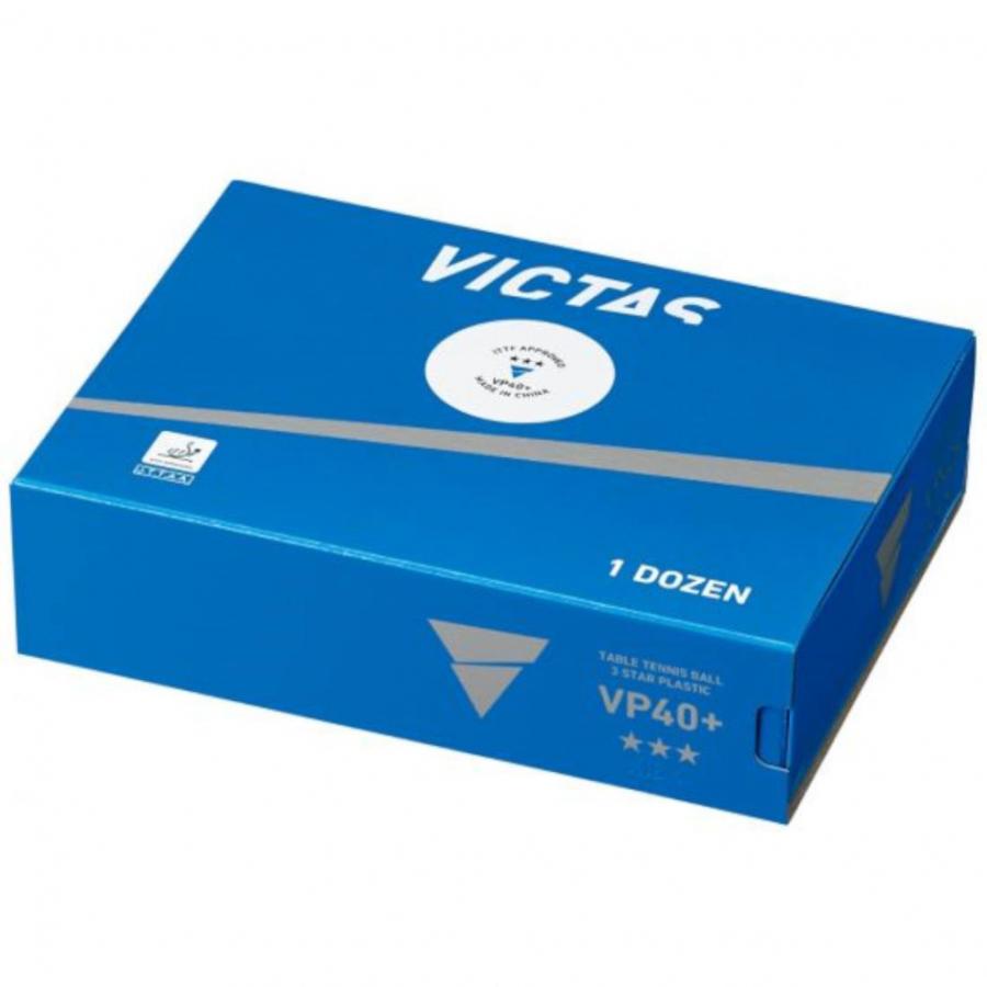 VICTAS（ヴィクタス） VP40 3スター 1ダース 015100 卓球 試合球 国際