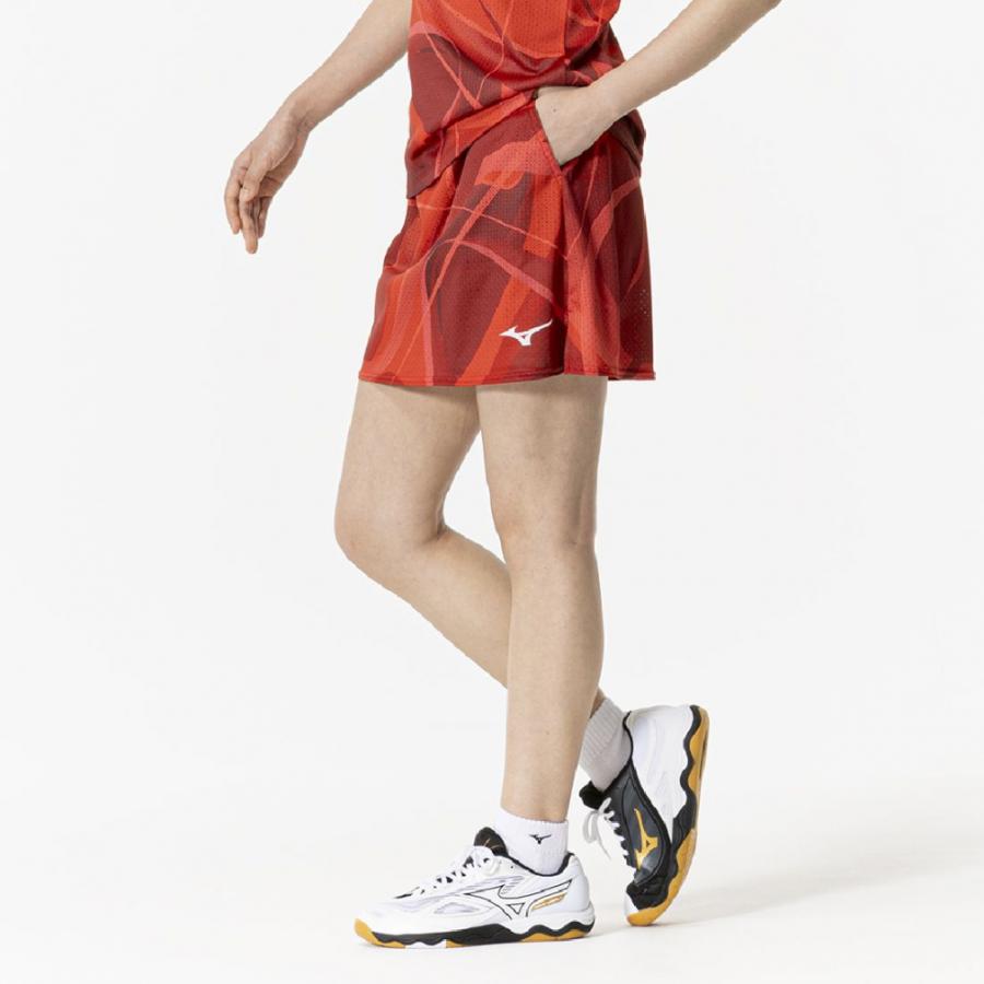 MIZUNO（ミズノ） レディス 卓球 ハーフパンツ 日本代表着用デザイン