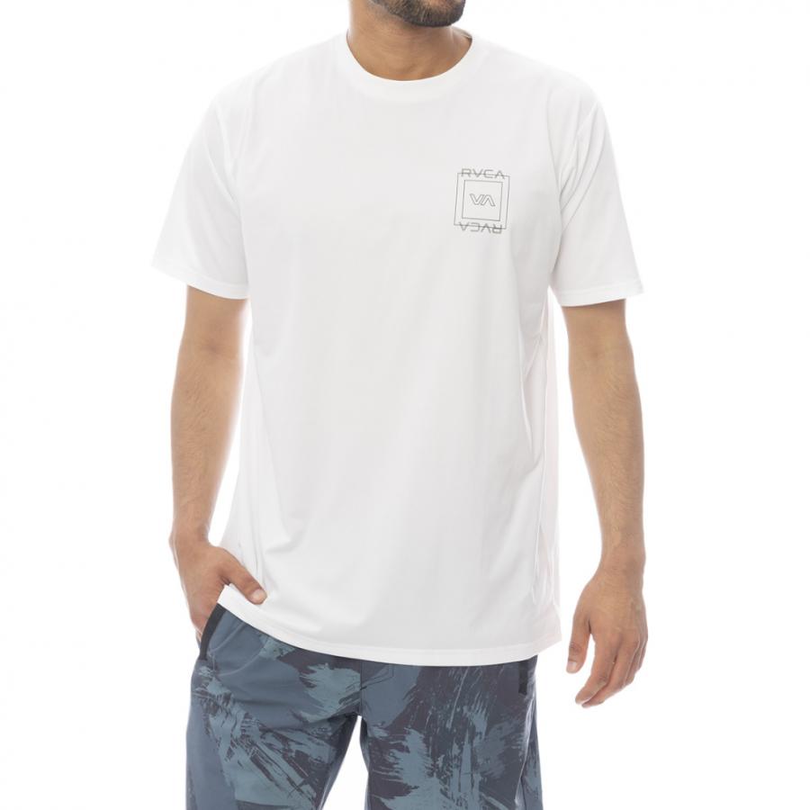 RVCA（ルーカ） メンズ マリン ラッシュガード ILL ESCAPE SQUARE SFST