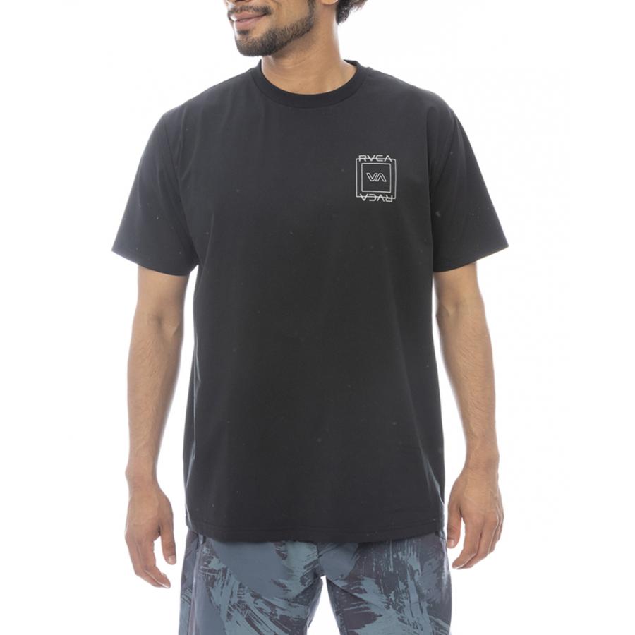 RVCA（ルーカ） メンズ マリン ラッシュガード ILL ESCAPE SQUARE SFST