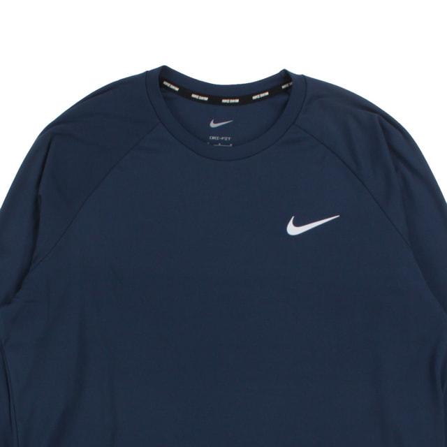 NIKE（ナイキ） メンズ マリン ラッシュガード ソリッド長袖ハイドロ