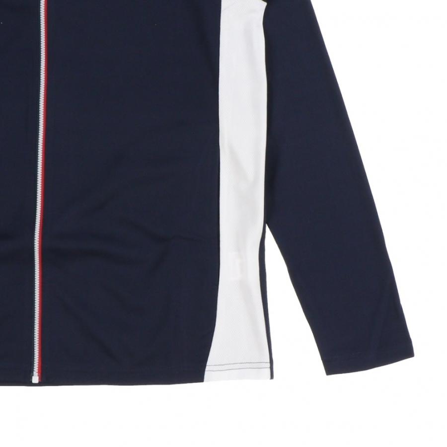 FILA（フィラ） メンズ マリン ラッシュガード 無地フロント配色UV