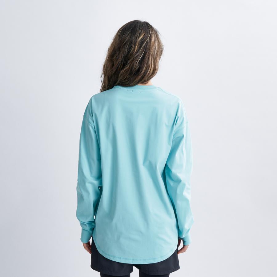 (取寄) ロキシー レディース アンティリーズ リ Roxy women Antilles II Light Blue ROXY（ロキシー） レディース サーフ 長袖Tシャツ HUNTER RIVER L/S
