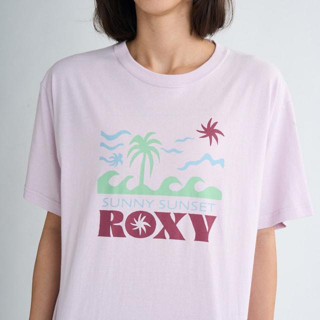 ROXY（ロキシー） レディース サーフ 半袖Tシャツ SUNNY SUNSET TEE