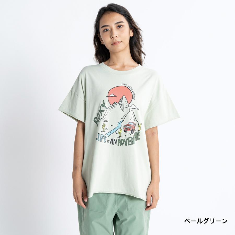 ROXY 2023春夏 ロキシー レディース サーフ 半袖Tシャツ LIFE IS ROXY 2023春夏 ロキシー レディース サーフ 半袖Tシャツ LIFE IS