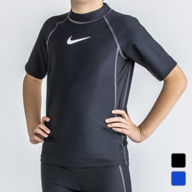 数量限定アウトレット最安価格 ナイキ ジュニア キッズ 子供 マリン ラッシュガード Boysショートスリーブ