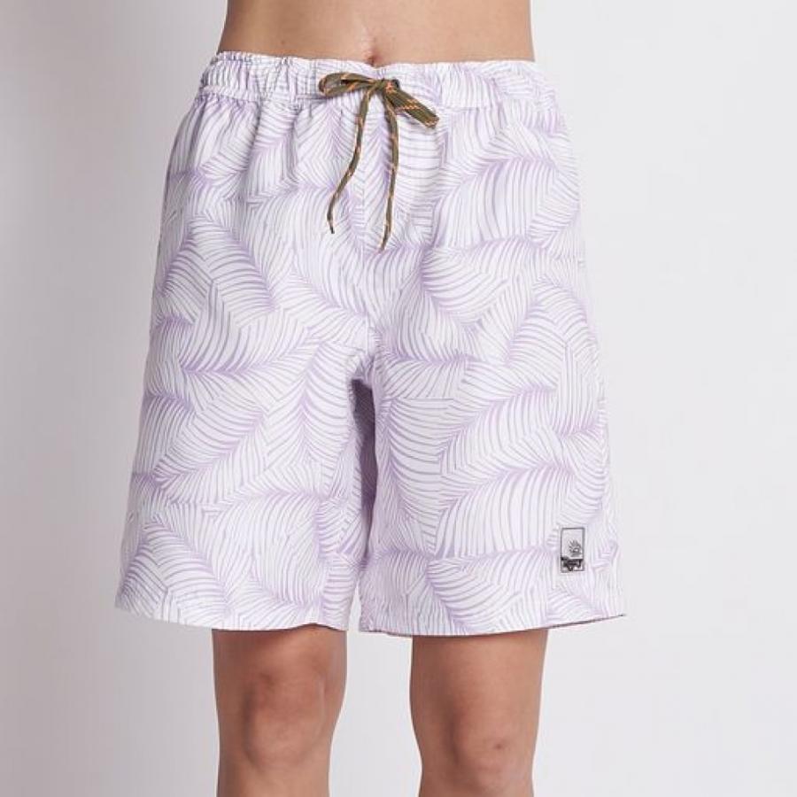 ロキシー レディース マリン ボードショーツ EVENING CALM PRINT RBS221042 LIL ライラック ROXY