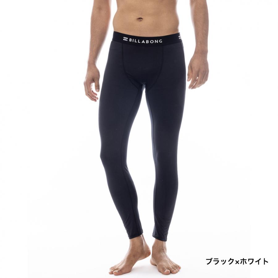 Billabong ロンスプMサイズ ブラック/ホワイト BILLABONG（ビラボン） メンズ マリン ラッシュガード SOLID LEGGINS