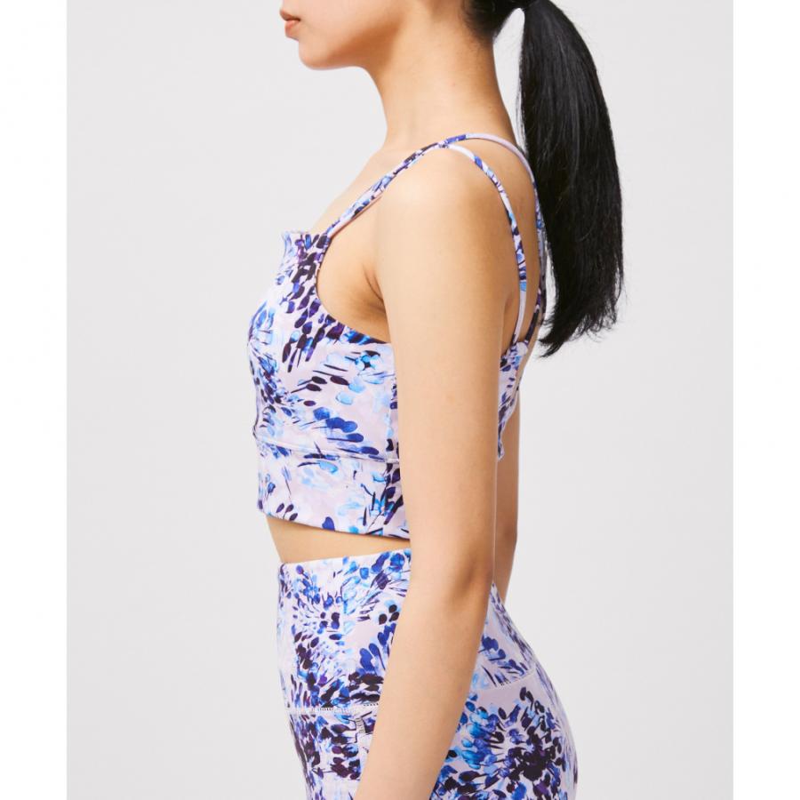 ナージー レディース スポーツブラ 総柄プリントブラ NJF63020