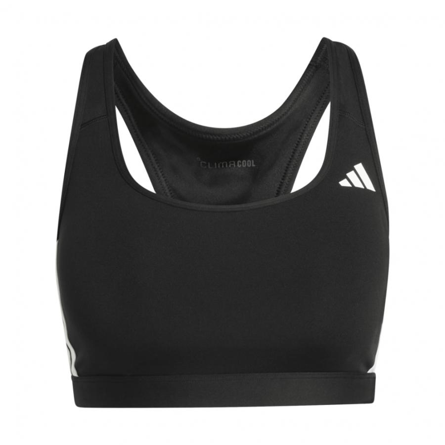 alo スポーツブラ ブラック ストライプ　Sサイズ adidas（アディダス） レディース スポーツブラ オプティム