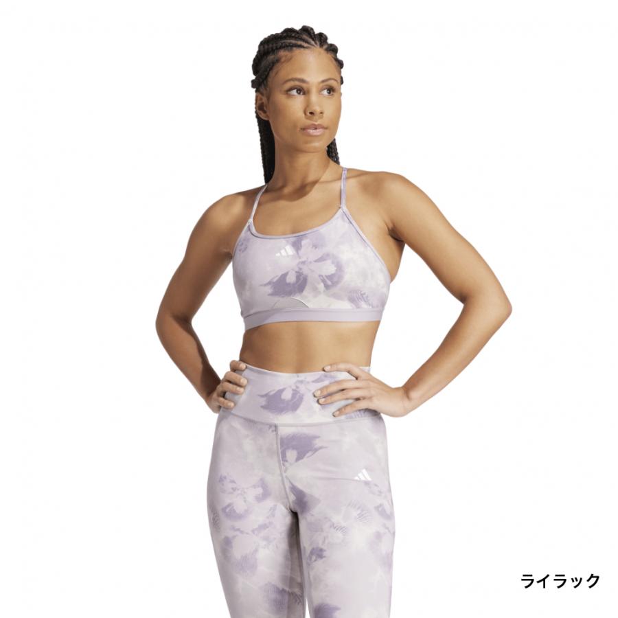 Cream Athletics 花柄 ジャザサイズ ブラ レギンスセット adidas（アディダス） レディース スポーツブラ Aeroreactトレーニング