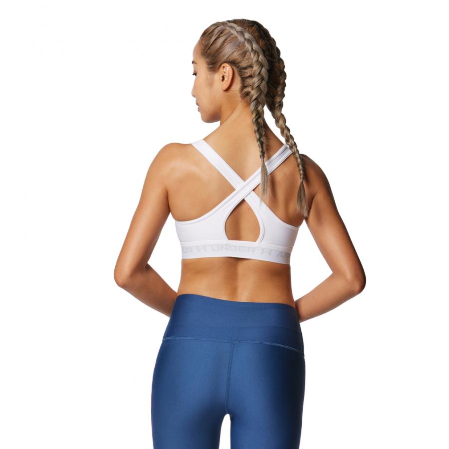 アンダーアーマー レディース スポーツブラ UA Crossback Mid Bra 1361034 スポーツウェア ヨガウェア UNDER ARMOUR｜alpen-group｜10