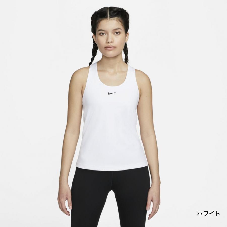 Nike レディース　タンクトップとショーツセット ホワイト　xsサイズ　美品 NIKE（ナイキ） レディース スポーツロングブラトップ ウィメンズ DF