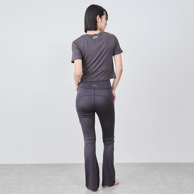 ナージー レディース 半袖 Tシャツ クロップドTシャツ NJM35010