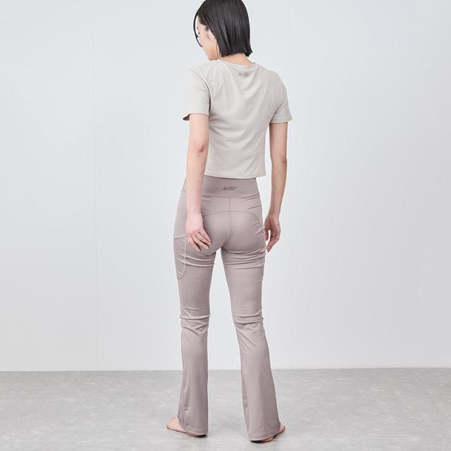 ナージー レディース 半袖 Tシャツ クロップドTシャツ NJM35010