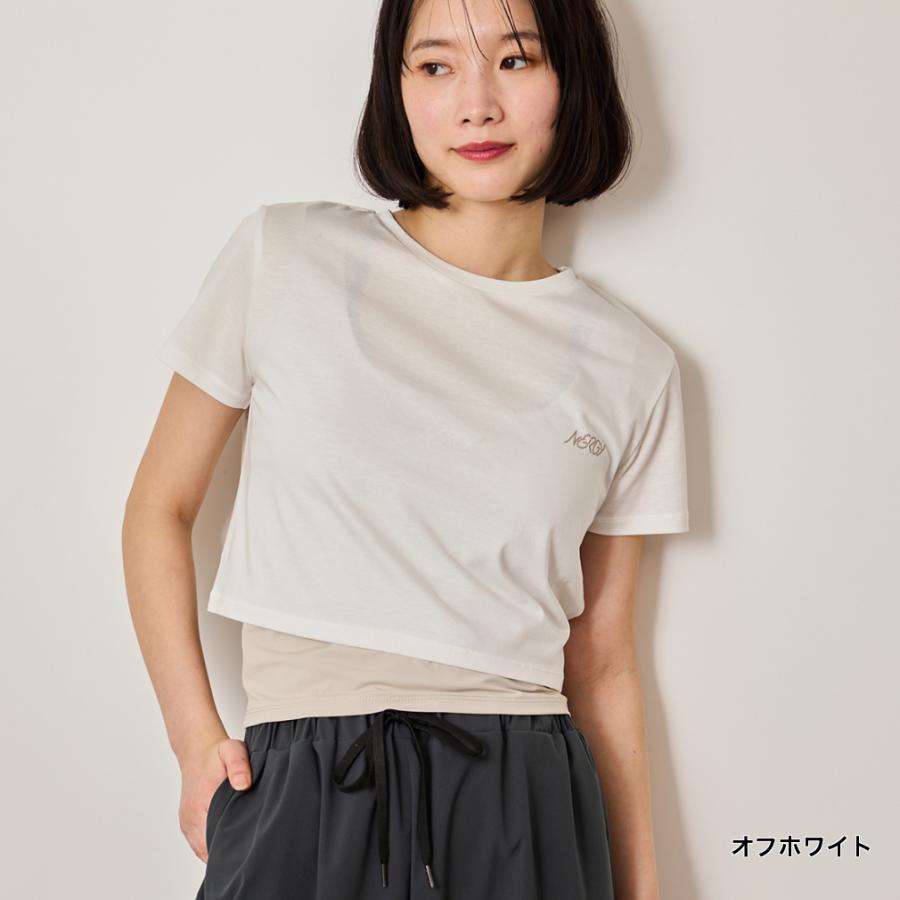 ナージー レディース 半袖 Tシャツ セットT NJQ35000 スポーツウェア